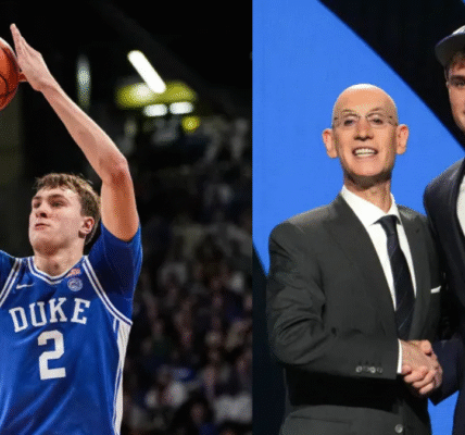 “Cooper Flagg selected first overall by Dallas Mavericks and Dylan Harper drafted second by San Antonio Spurs during the 2025 NBA Draft.”