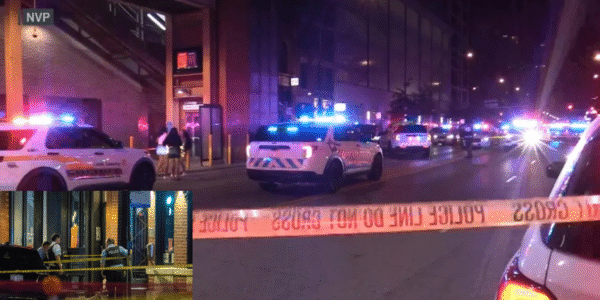 A mass shooting outside Chicago's Artis Lounge in the River North area left four people dead and fourteen others wounded