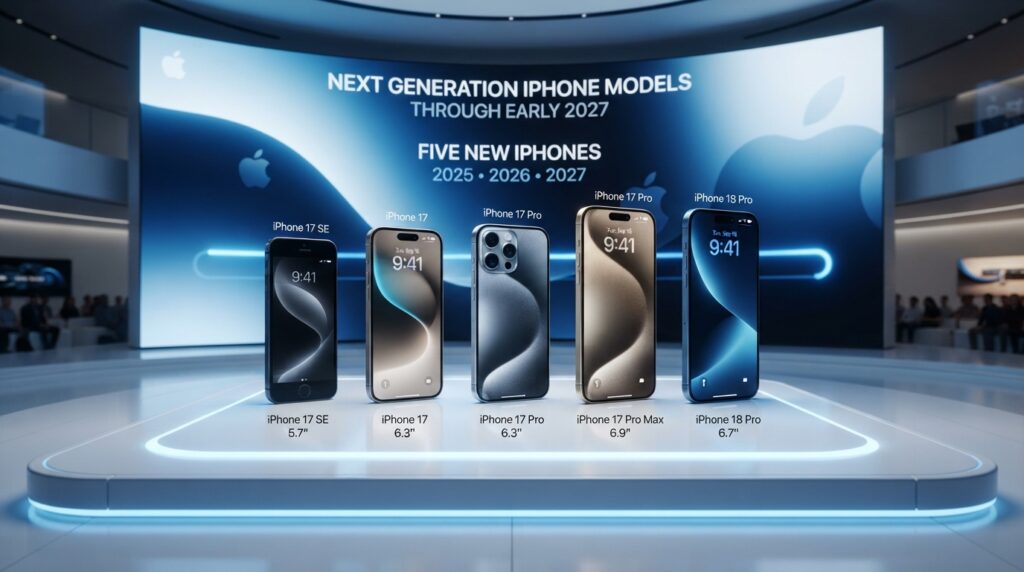 Expected Features, Specifications, Benefits, and Drawbacks of Apple’s Five New iPhone Models Through Early 2027Apple’s Future iPhone Roadmap for Early 2027