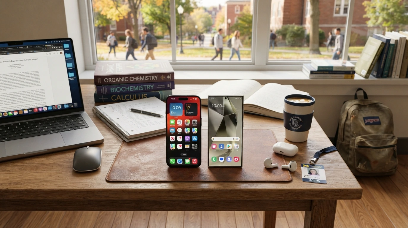 iPhone vs Android comparison for students in the USA